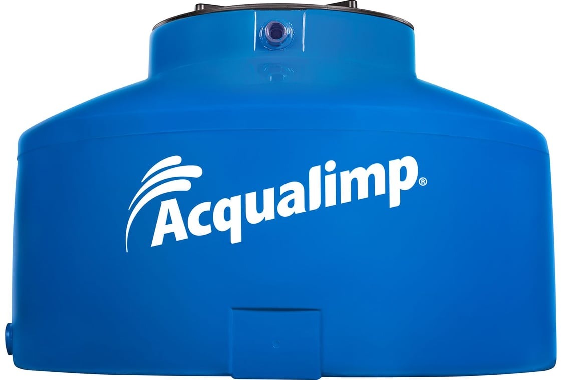2-73.jpg Caixa De Água 310L Polietileno Água Protegida Tampa Rosca Azul - Imagem 1