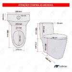 Vaso Sanitário Monobloco Completo – Caixa Acoplada Privada Nexum Vab0026 Tubrax - Imagem 2
